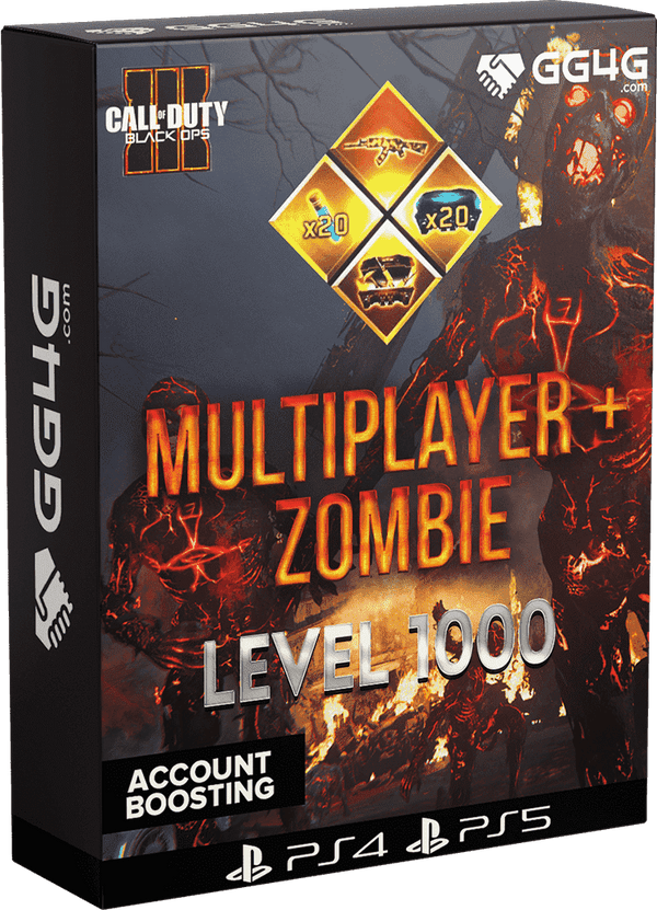 PS4/5 -  CoD: Black Ops 3 Multiplayer Level 1000 + Zombie Level 1000